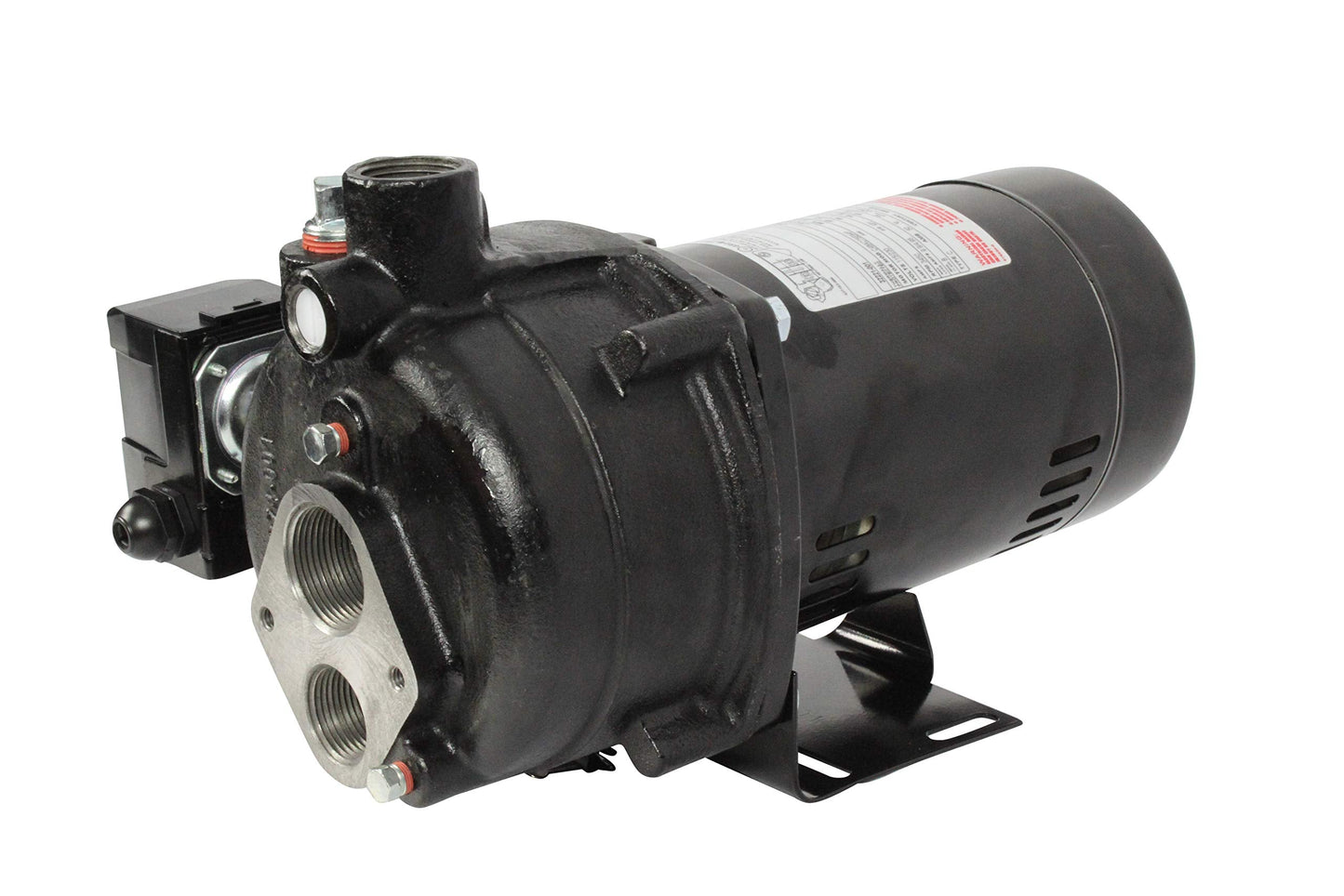 WAYNE CWS100-1 HP Cast Iron Convertible Jet Well Pump - Up to 588 Gallons Per Hour - Heavy Duty Jet Well Pump