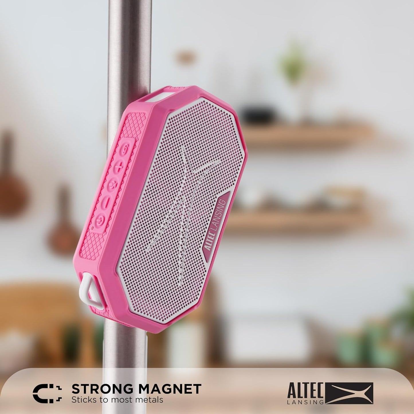 Altec Lansing 2.0, IP67 12h Portable Bluetooth Speaker HYDRAMINI Waterproof, Portable Speaker, Playtime, Wireless