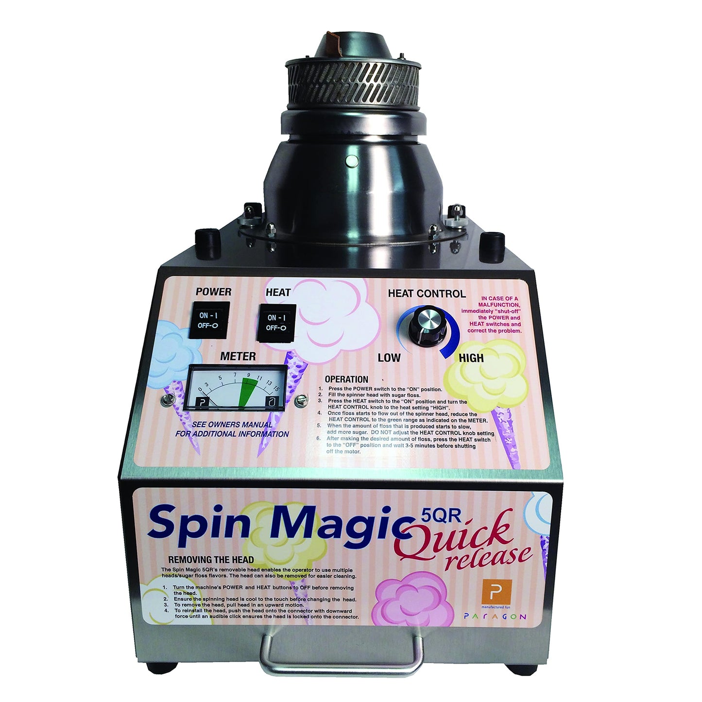 Spin Magic 5 Quick Release Cotton Candy Machine