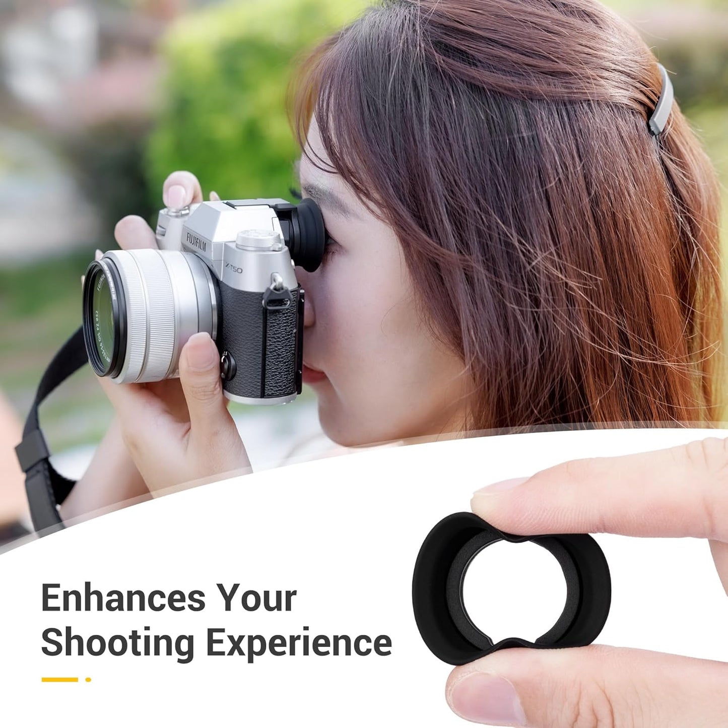 X-T50 XT50 X-T50 XT50 XT-50 Extended Eyecup Eyepiece, New Round Shape Soft Silicon Camera Eye Cup Viewfinder Cover