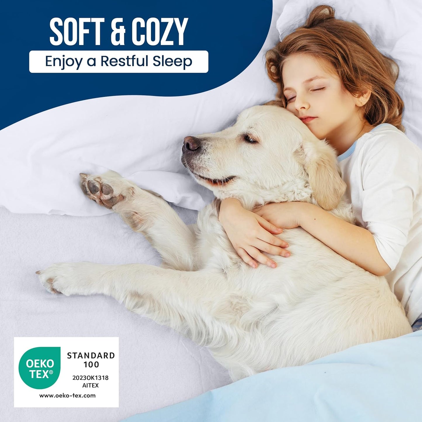 Twin XL Size Mattress Protector Waterproof 14 Pack, Premium 200 GSM Terry Mattress Cover, Soft & Breathable Bed Cover, Fitted Sheet Style Stretchable Deep Pockets 15" by Utopia Bedding (White)