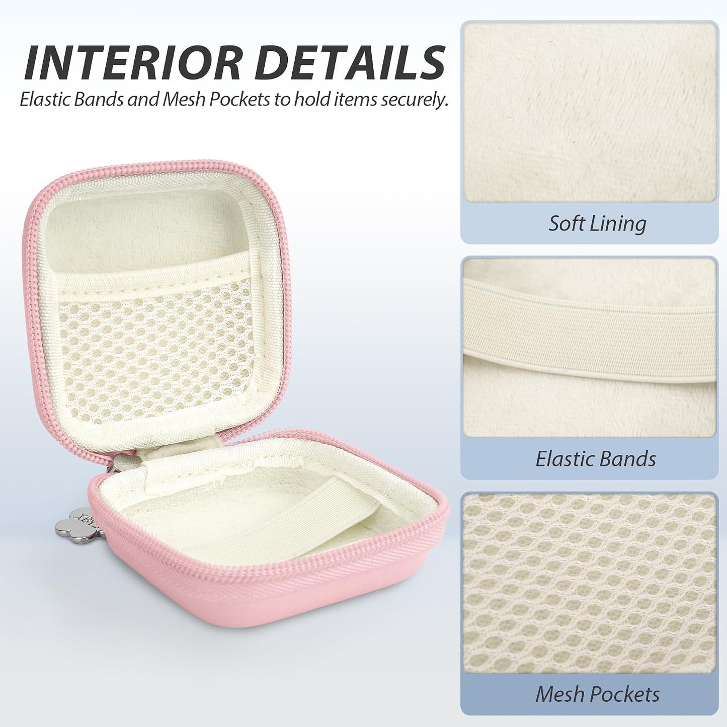Linpr (1st/2nd Card Reader Case for Square Contactless & Chip Reader Gen), Mini Hard Shell Carrying Bag, Fits Credit