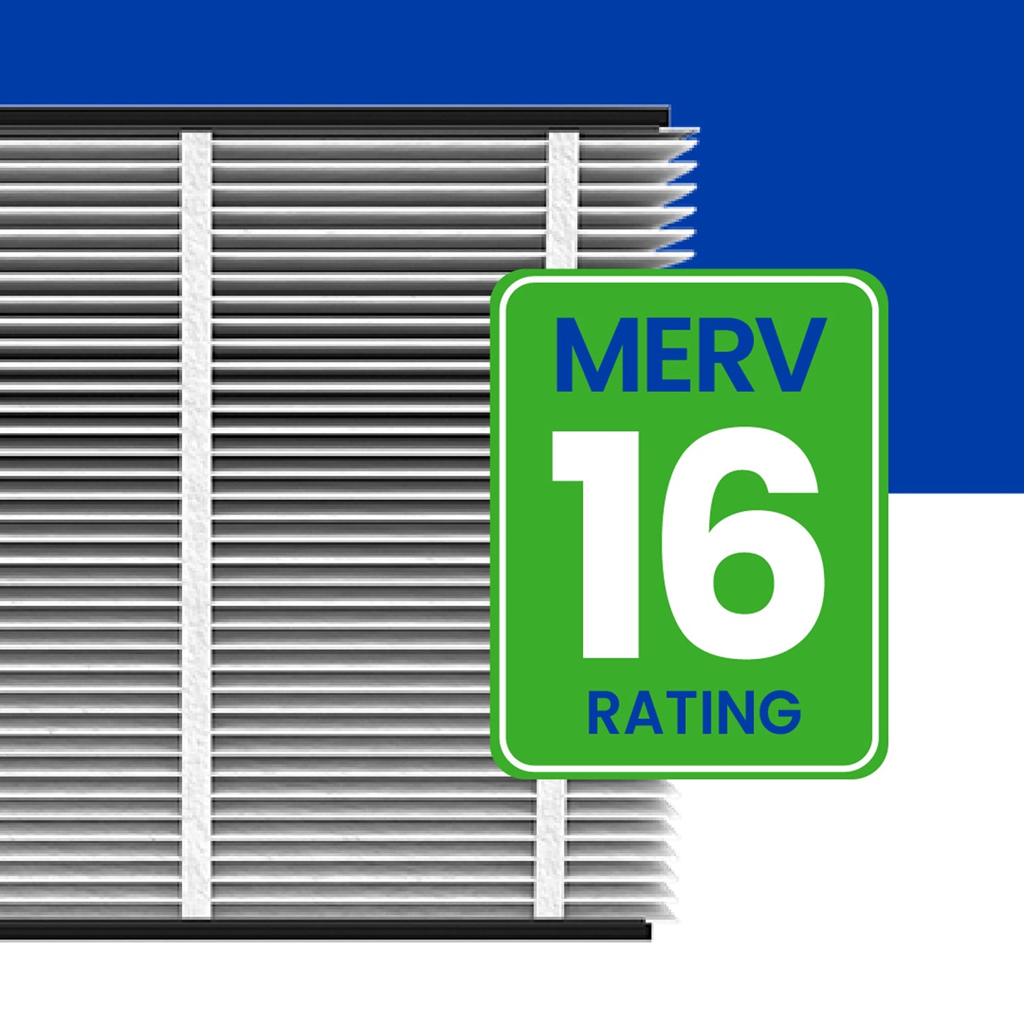 AprilAire 216 Replacement Filter for AprilAire Whole House Air Purifiers - MERV 16, Allergy, Asthma, & Virus, 20x25x4 Air Filter (Pack of 2)