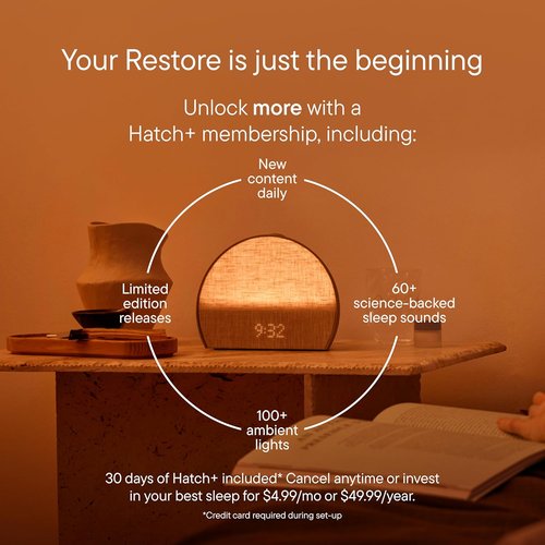 Hatch Restore 3 & Hatch Go Sleep Bundle - Portable Sleep Solutions in Putty Color