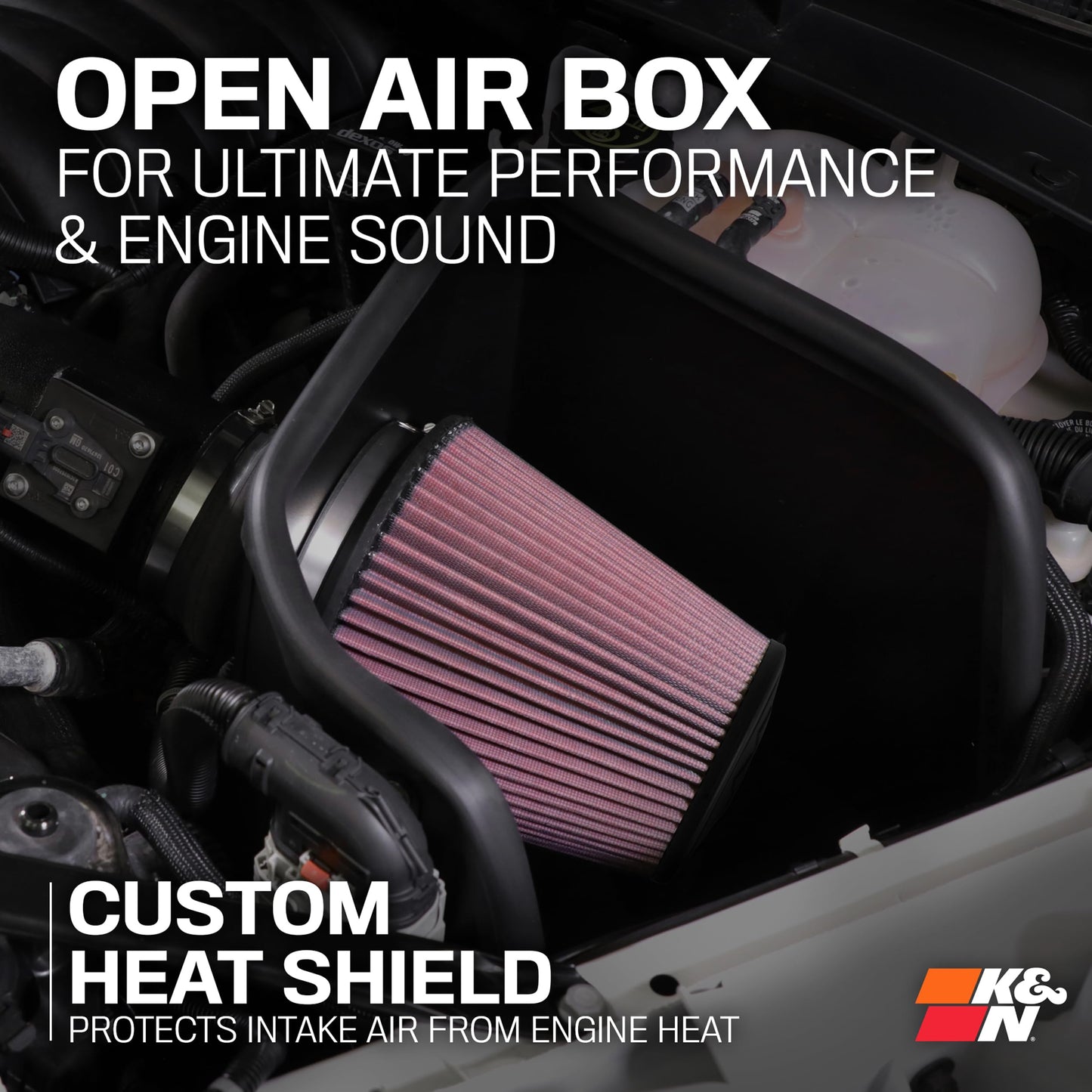K&N Cold Air Intake System: High-Flow Air Filter, Increase Performance & Towing: Compatible with 2005-2019 Nissan: Frontier,Pathfinder, Xterra, 57-6014