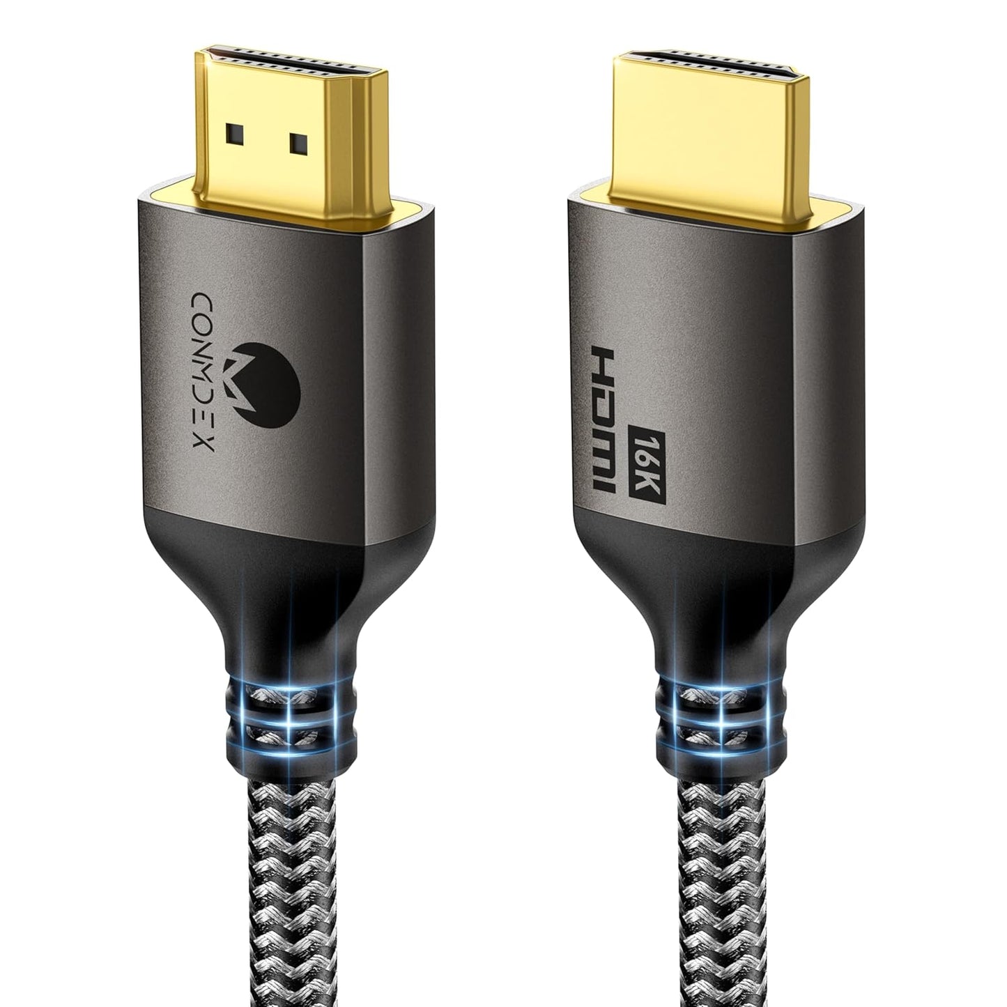16K 2.2 10ft 96Gbps 8K@120Hz 144Hz 4K@240Hz, CONMDEX HDMI Cable Designed for Stable High-Bandwidth Connections |
