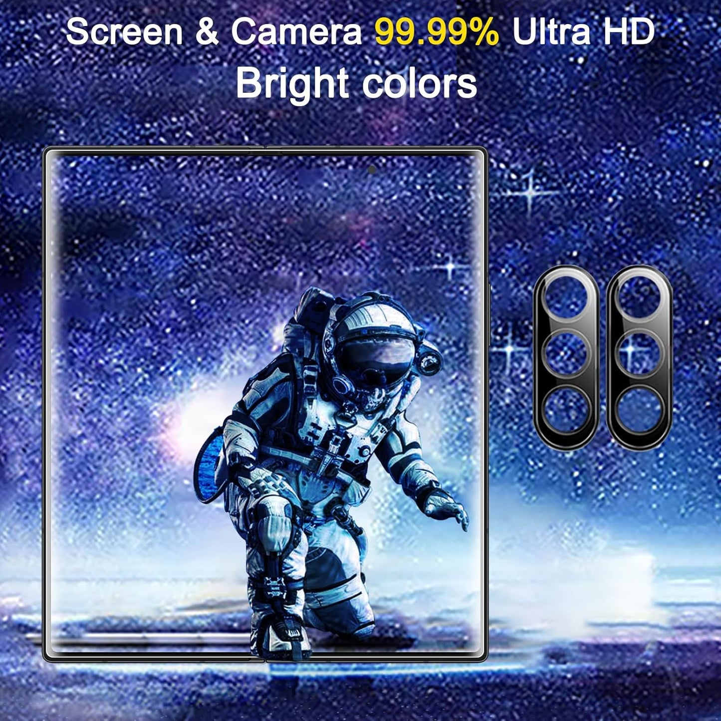 3 Pack 6 3 Pack 3 Ferilinso Screen Protector for Samsung Galaxy Z Fold [Phone Case Friendly], Inside Anti-Spy Film