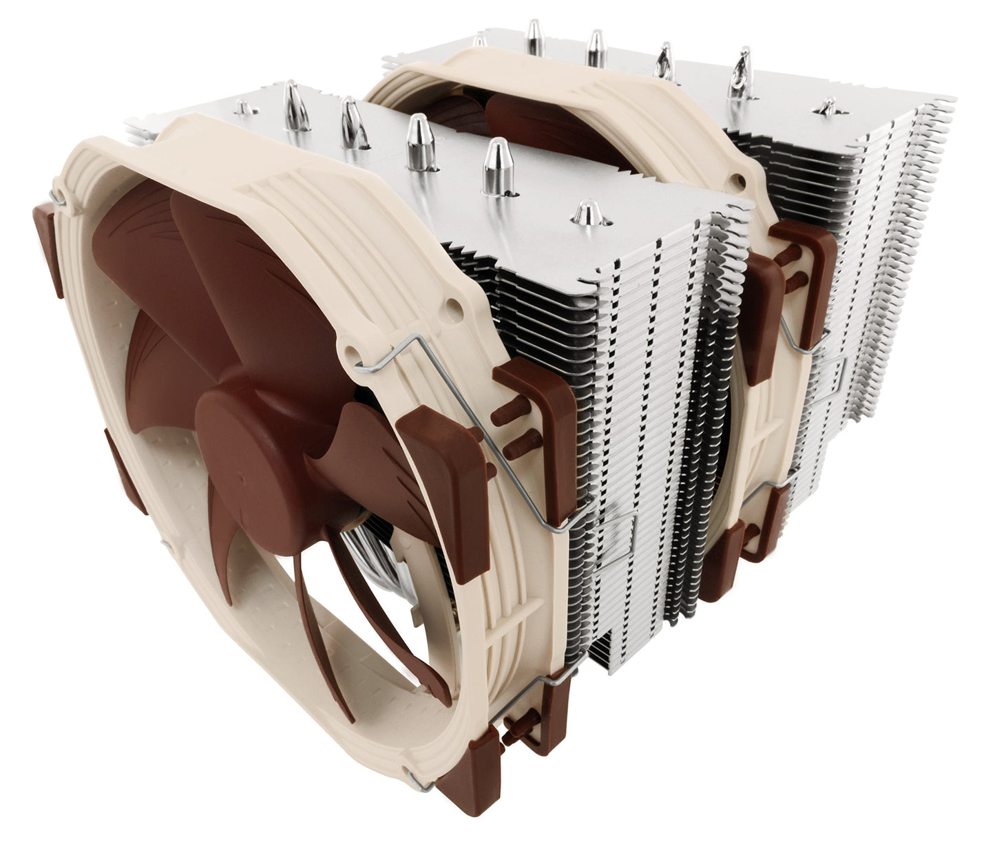 Noctua NH-D15, Premium CPU Cooler with 2X NF-A15 PWM 140mm Fans (Brown)