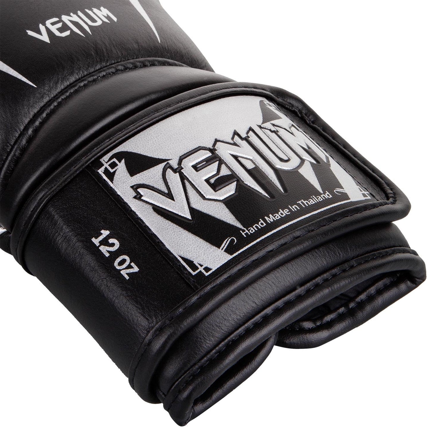 Venum Giant 3.0 Boxing Gloves - 12 oz, Black/Silver, 12 oz