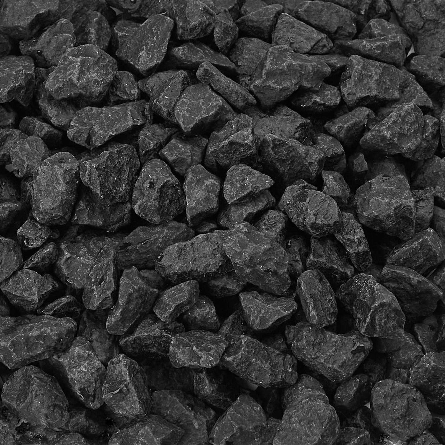 NUPICK 10 Pound Gravel Rocks, 0.5-0.7 Inches Polished Pebbles for Plants, Fish Tank, Clear Vase and More, Natural Black Stones