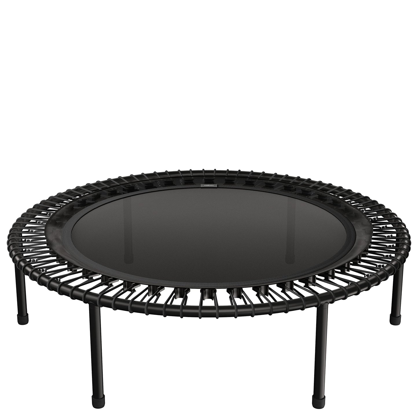 bellicon Mini Trampoline 49'' (Black) | Bungee Suspension up to 260 lbs | Indoor Fitness Rebounder for Adults | Screw-in Legs