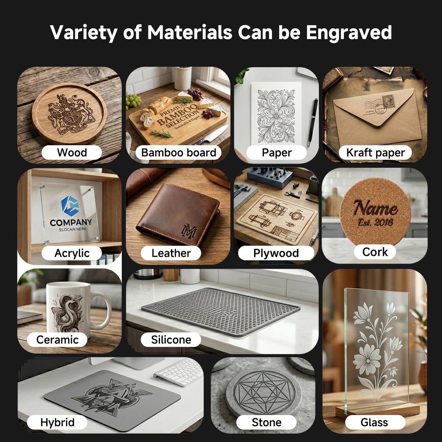 Artilume T1-P Laser Engraver 7000mW, APP Control, Foldable Design with Height Extension and Protective Enclosure, Portable Laser Cutter and Engraver Machine, 200x150mm Large Engraving Area