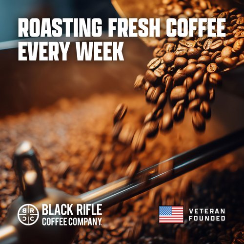 Black Rifle Coffee Company Supply Drop Variety Pack (96 Count of K Cups) - Silencer Smooth (Light), AK-47 (Medium), Just Black (Medium) & BeyondBlack (Dark Roast) - K Cups Coffee Variety Pack
