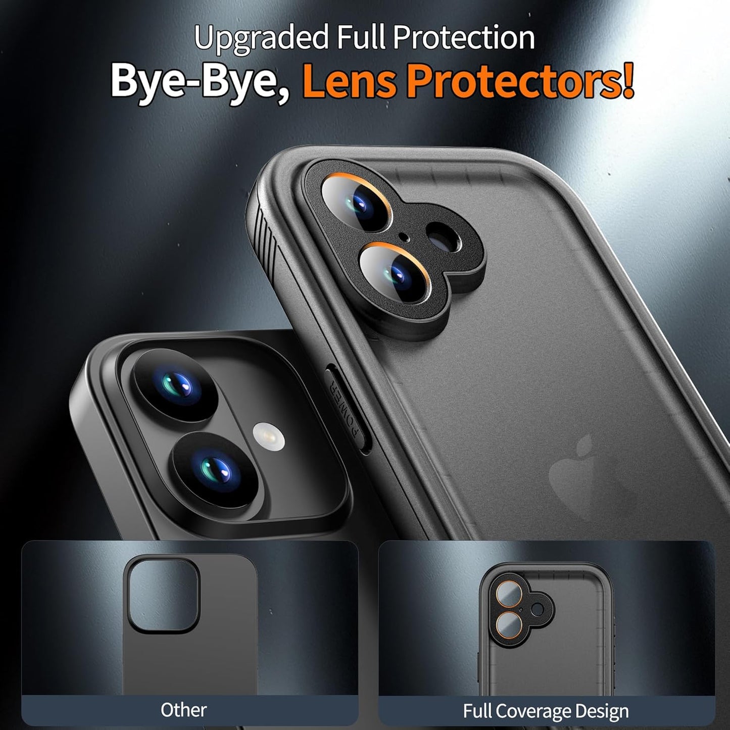 Cozycase 17 360 IP68 TOP Waterproof Case for iPhone - Military Heavy Duty Shockproof Full Body with Screen Camera
