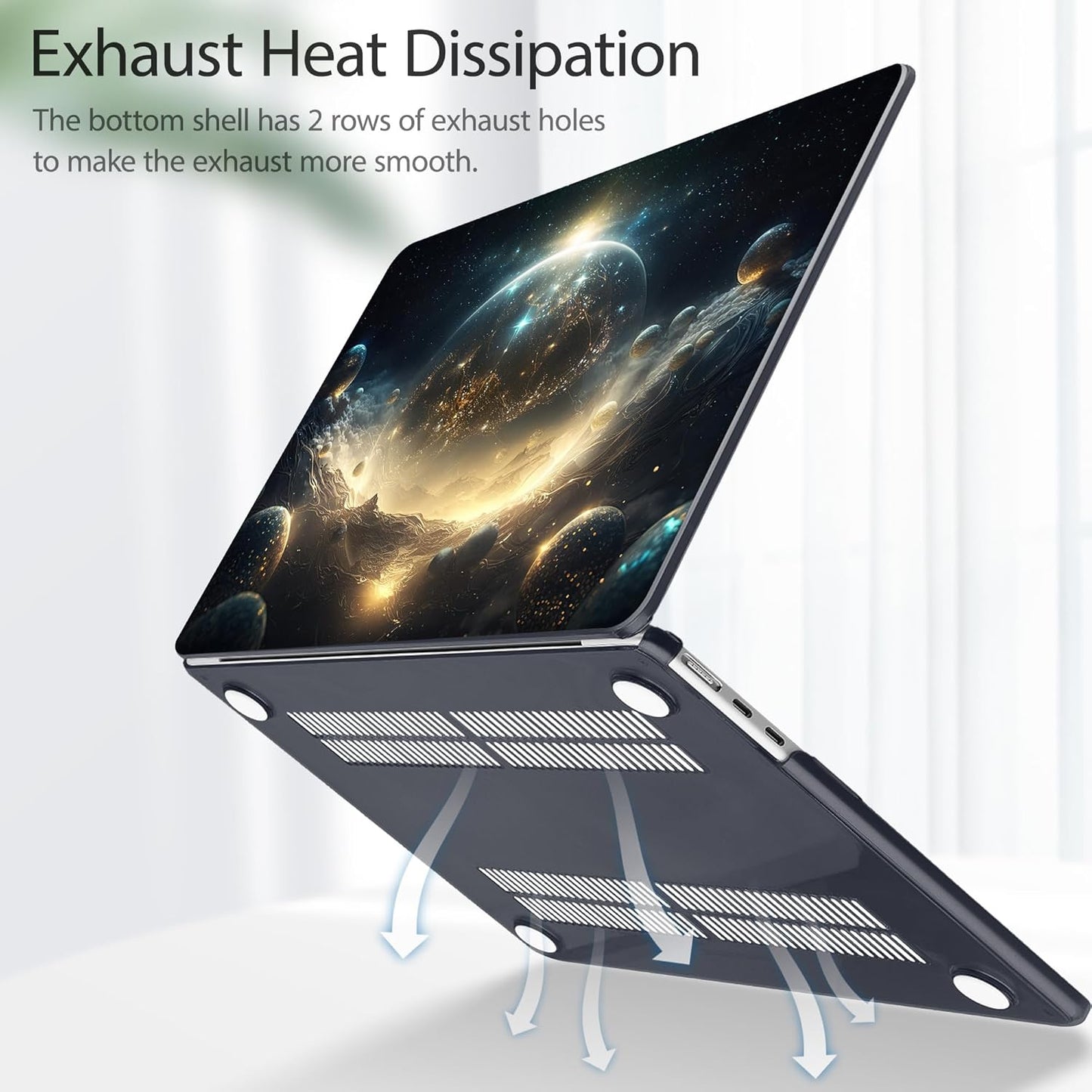 Tuiklol 13 inch M5 2026 M4 2025 M3 2024 M2 2022 A3449 A3240 A3113 A2681,Plastic 13.6 for MacBook Air Case Release Model