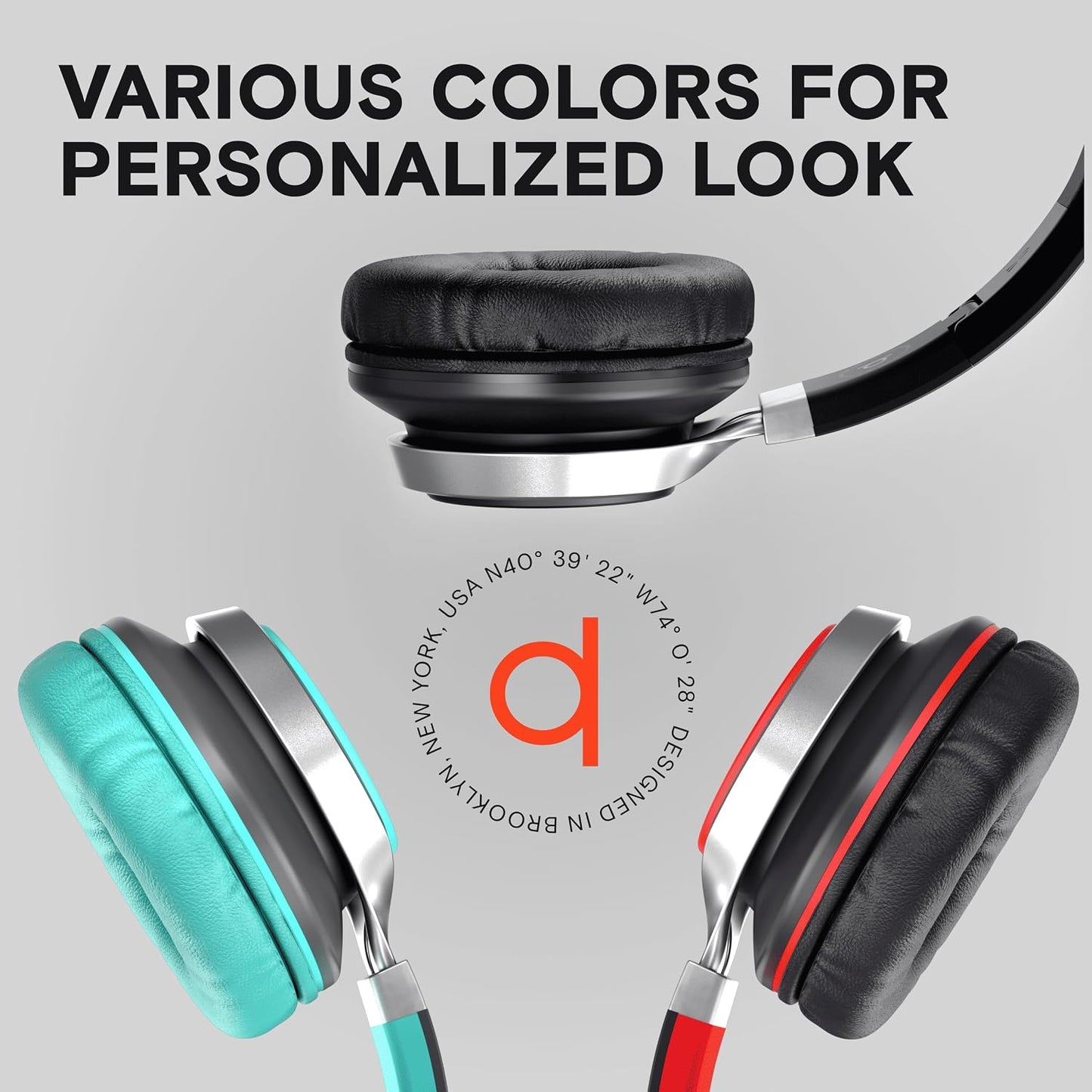 CL750 3.5mm) ARTIX Wired Headphones with Mic Noise Isolating On-Ear Headphones for Computer and Laptop Wired, Plug