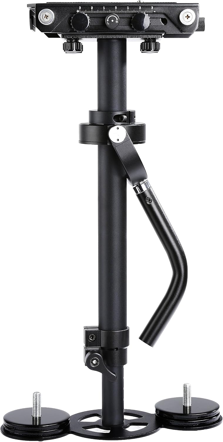 Movo VS3000PRO 4.4 LBS Telescoping Video Stabilizer System with Micro Balancing and Quick Release Platform - For DSLR