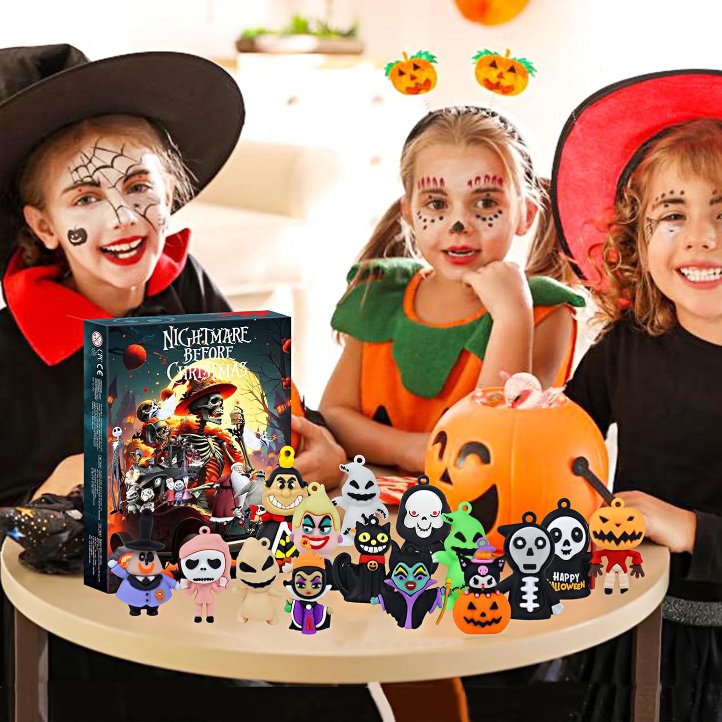 Nightmare Christmas Advent Calendar 2025 - 24-Day Countdown with Classic Dolls & Collectible Figures for Kids