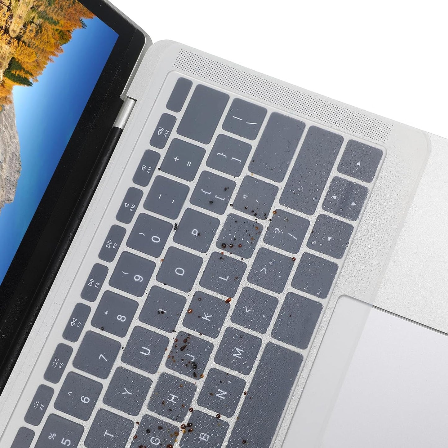Qulkws 13" 14" Skin Universal Keyboard Cover Protector Skin Ultra Thin Keyboards Covers Protector Silicone Keyboards