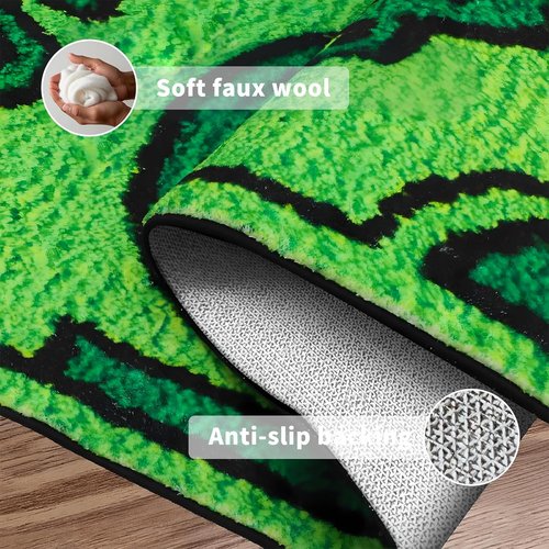 Cute Money Rug - Non-Slip, Machine Washable Cartoon Design | Ideal for Bedroom, Bathroom & Playroom (35.5" x 23.6")
