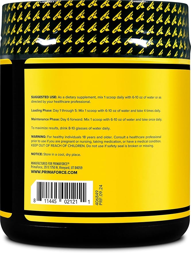 Primaforce Creatine Monohydrate Powder, 300 Grams - Micronized, Gluten Free, Non-GMO