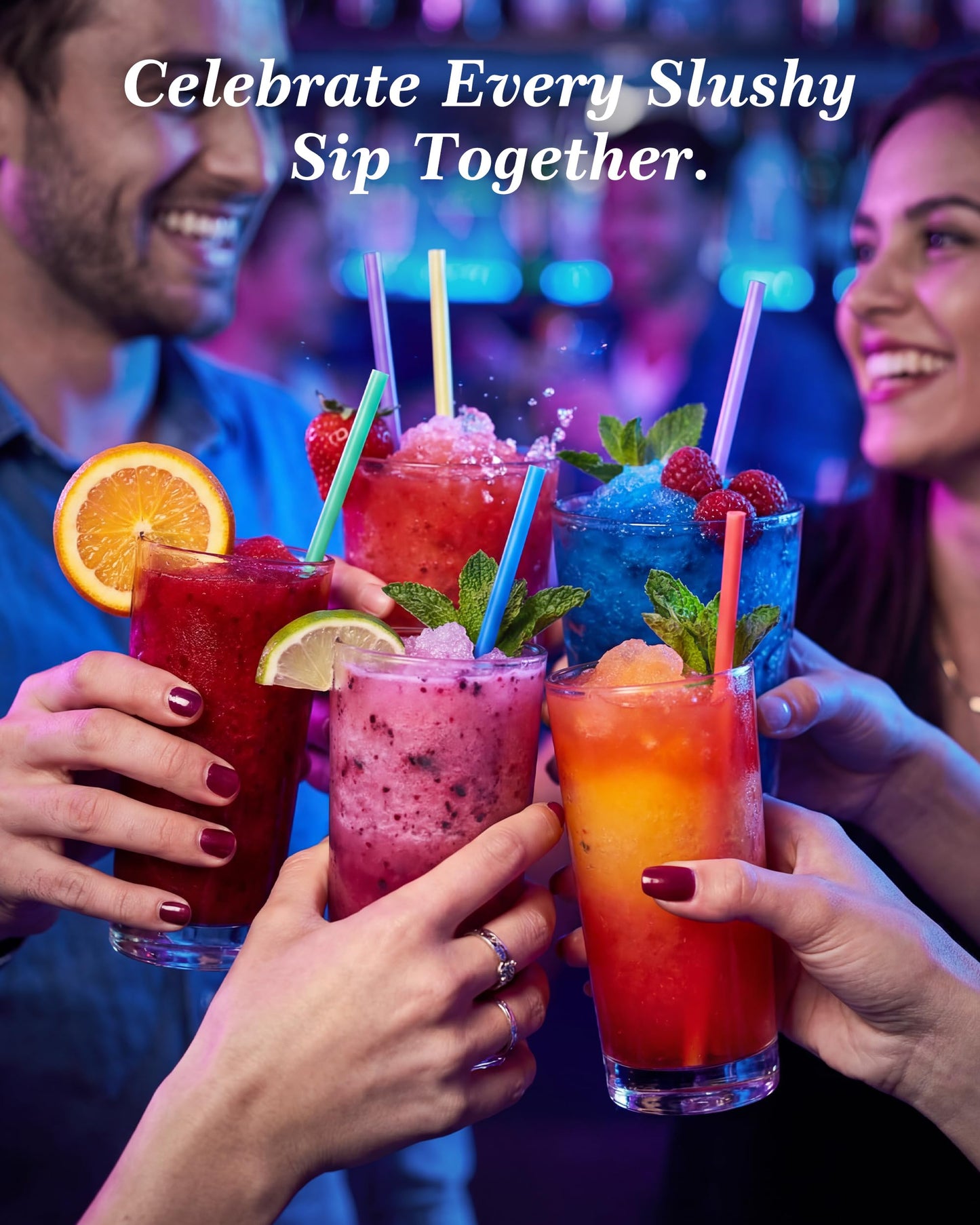 GSEICE 4.8 Gal /18L Commercial Slushie Machine, 5-in-1 Single Tank Slushy Frozen Drink Maker for Restaurants, Bars,Cafe and Home