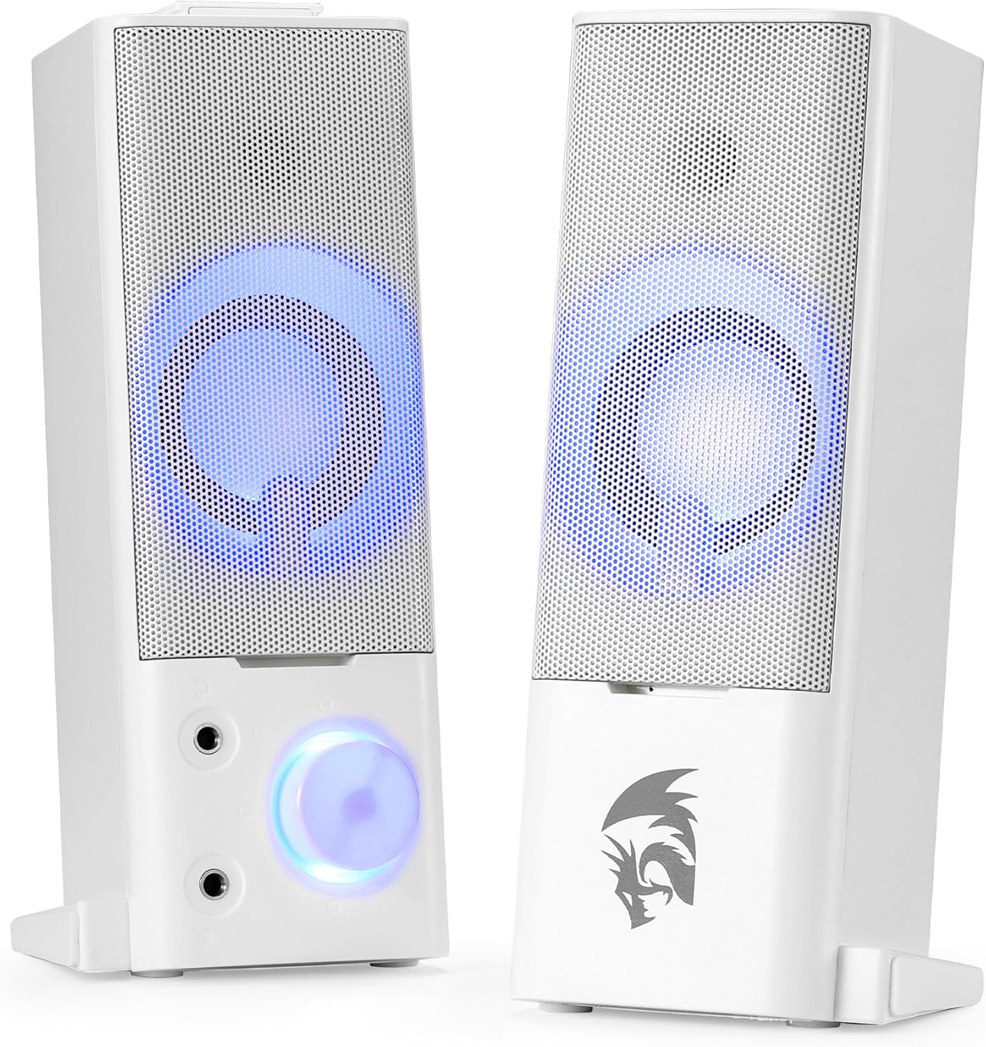 Redragon GS550 2.0 3.5mm PC Gaming Speakers, Channel Desktop Computer Sound Bar with Compact Maneuverable Size