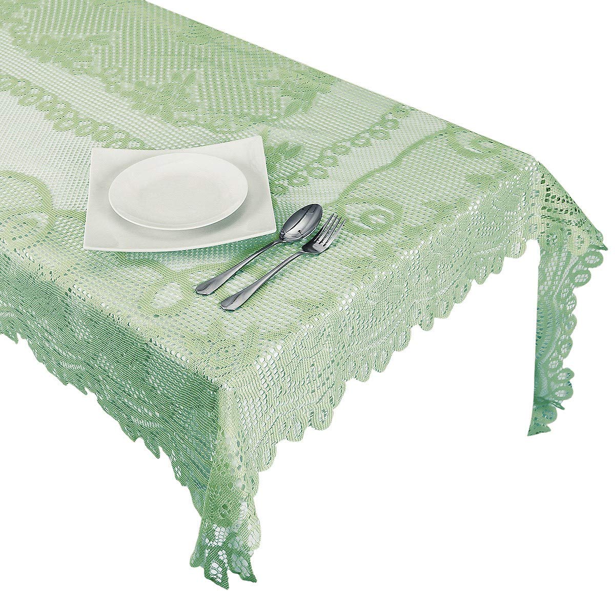 Rockcloud Tablecloth 60 x 103 Inch Rectangular Polyester Table Cloth for Wedding Party Banquet Decorations, Brown