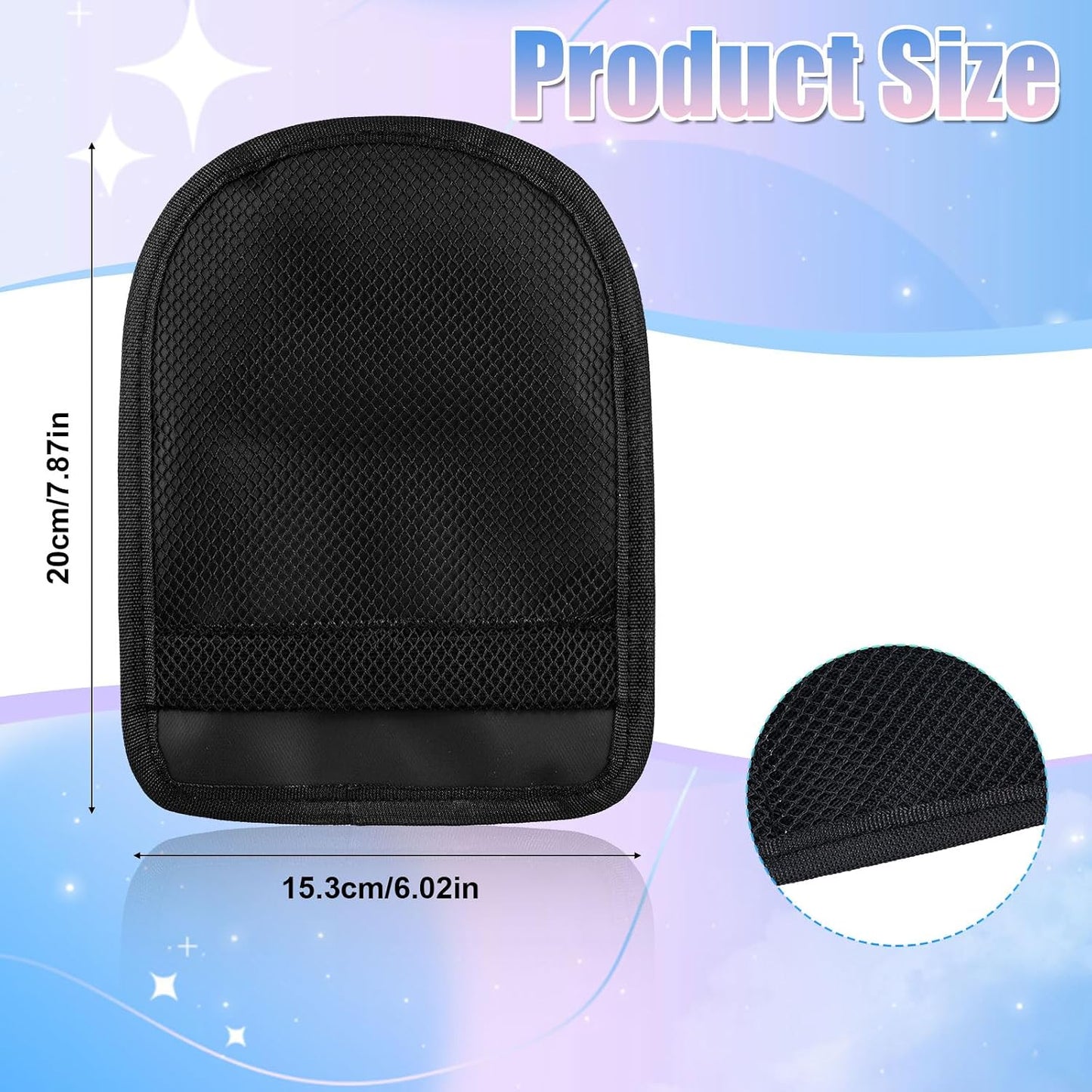 Tinoaly 2pcs Beach Sand Removal Bags, Soft Skin-Friendly Sand Wipe Off Mitts Sandscreen Remover Beach Essentials Must