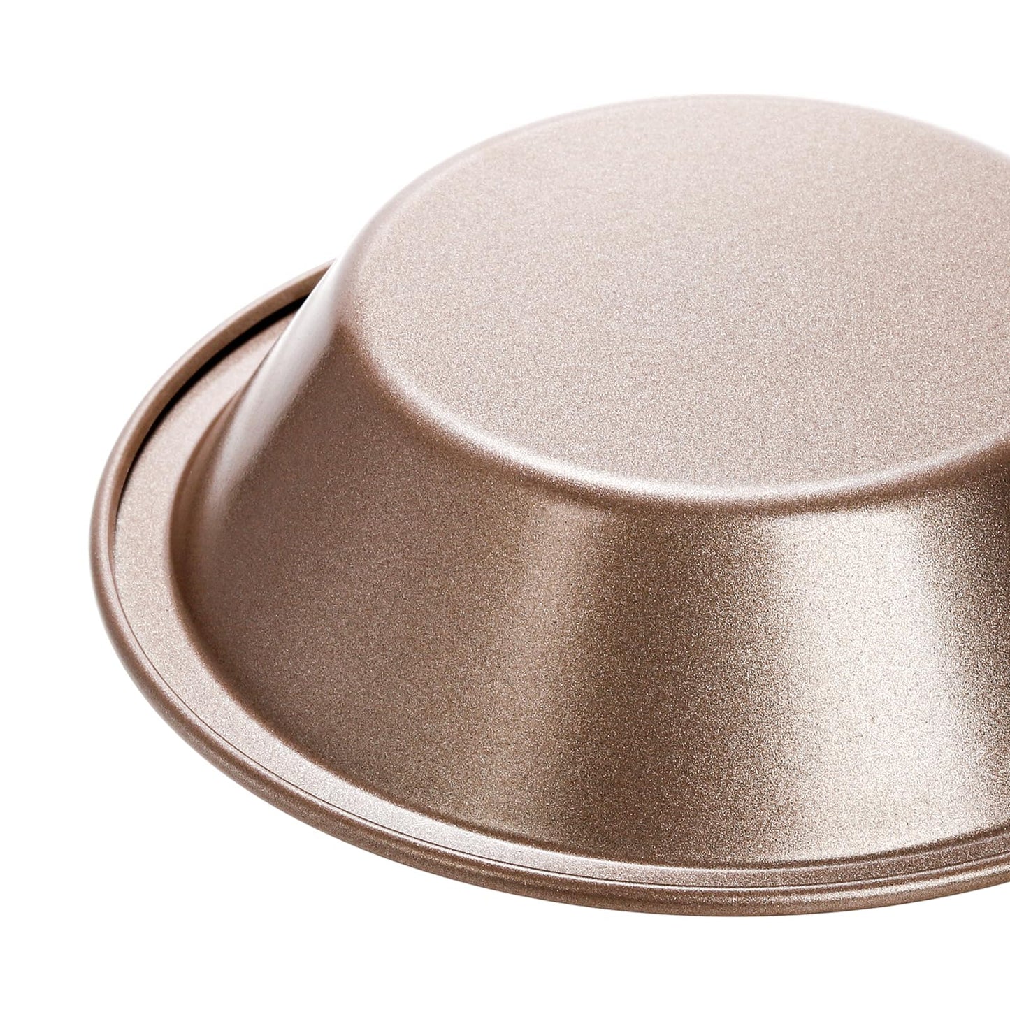 Suwimut 8 Pack Mini Pie Pan Set, 5 Inch Reusable Nonstick Individual Dish Pies Plate Carbon Steel Pie Tins Small Round Metal Bakeware for Baking Pot Pies, Cakes, Quiches, Tarts, Desserts, Christmas