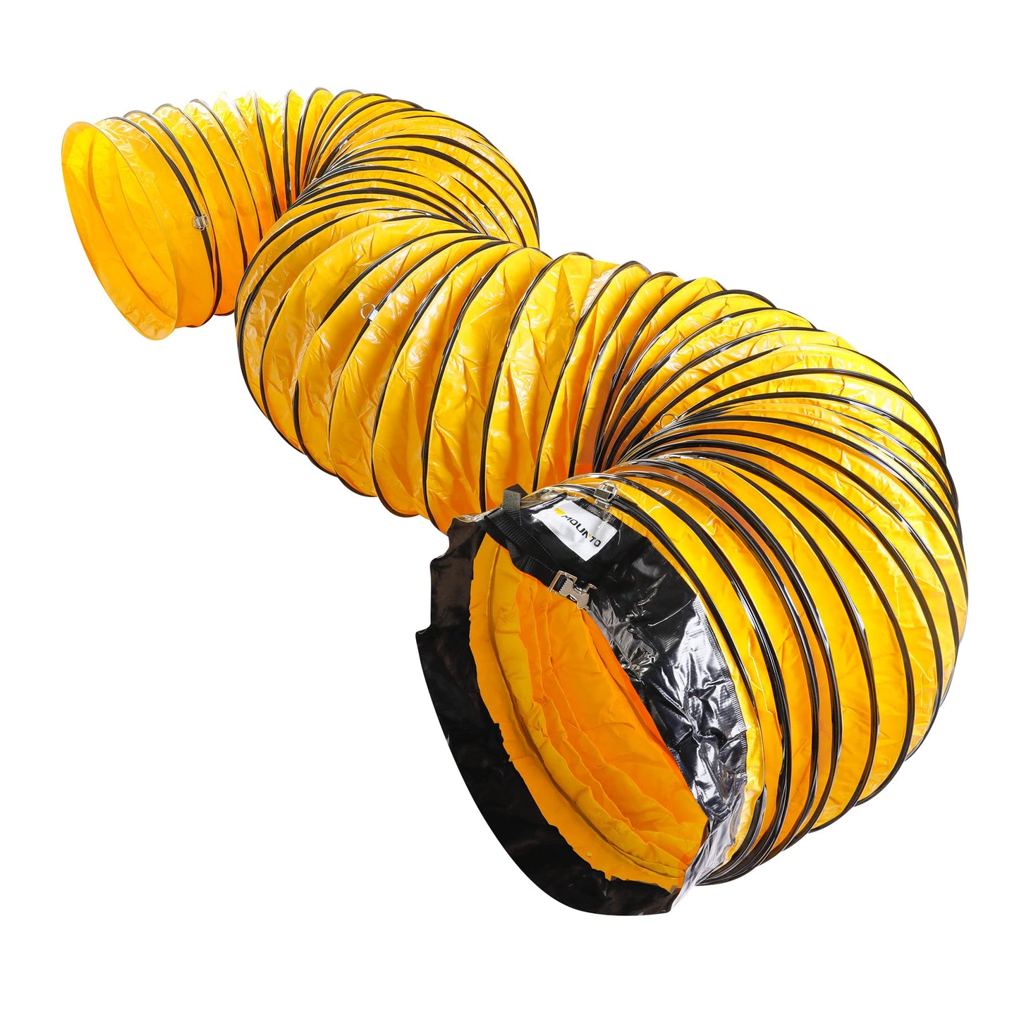 MOUNTO 25FT PVC Flexible Duct Hosing for Exhaust Fan (24inch)