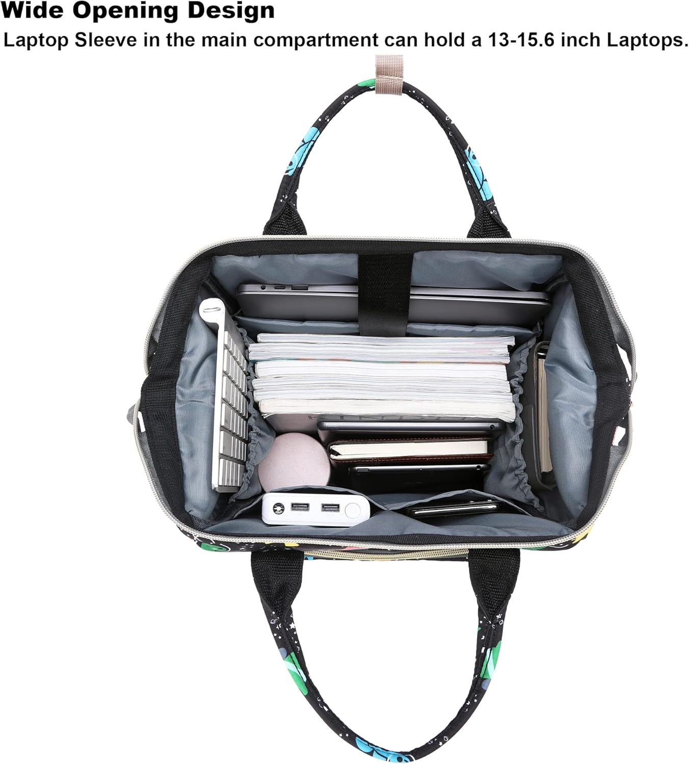 Xunteny Backpack, Backpack 15.6 Inch Backpacks Dinosaur Women Laptop College School Bookbag Computer for Work Business