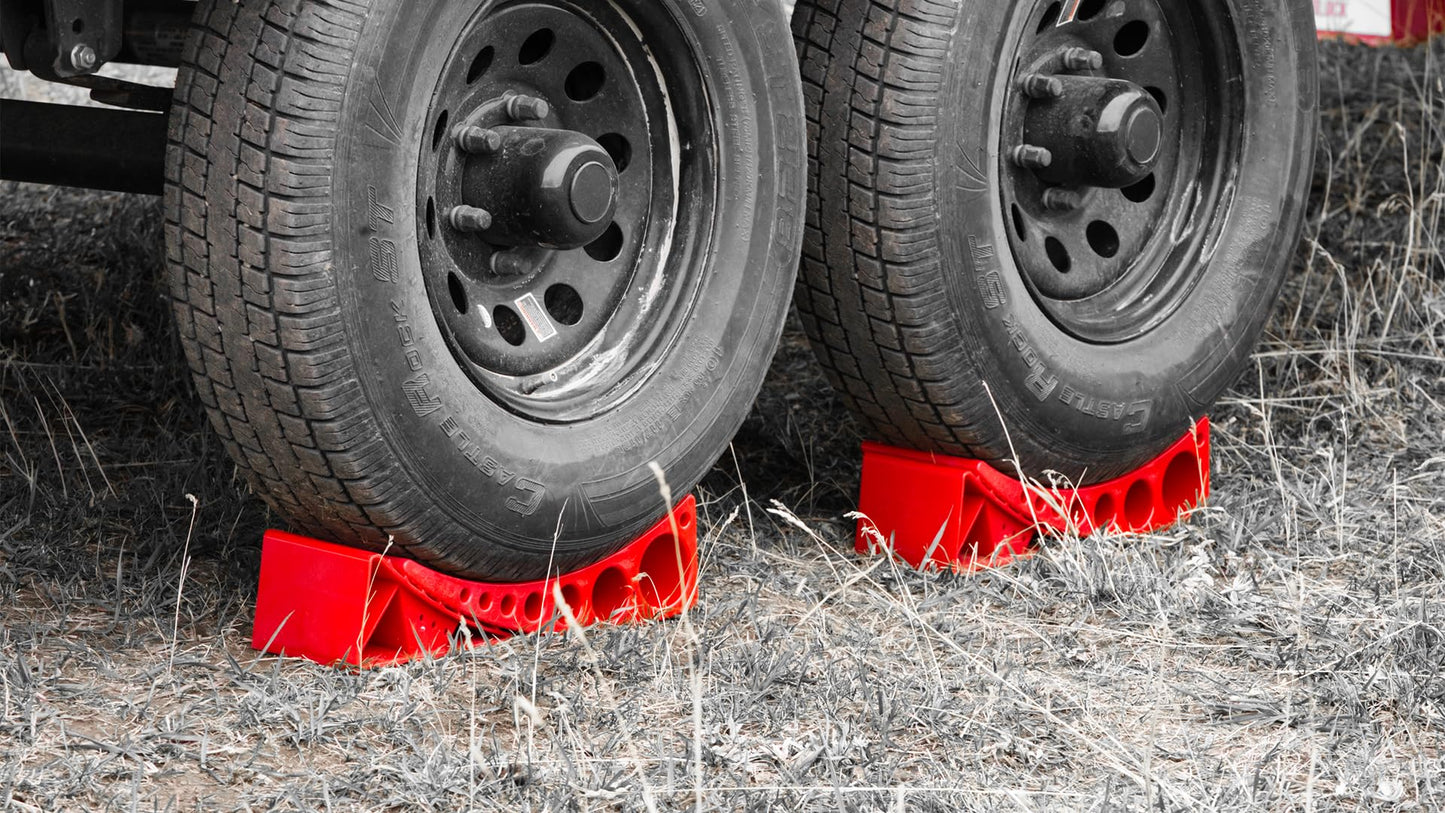 Andersen Hitches 2-Pack Camper Leveler Blocks for RVs and Trailers Up to 30000 lbs Precise 1/2 to 4 Inch Leveling Made in USA