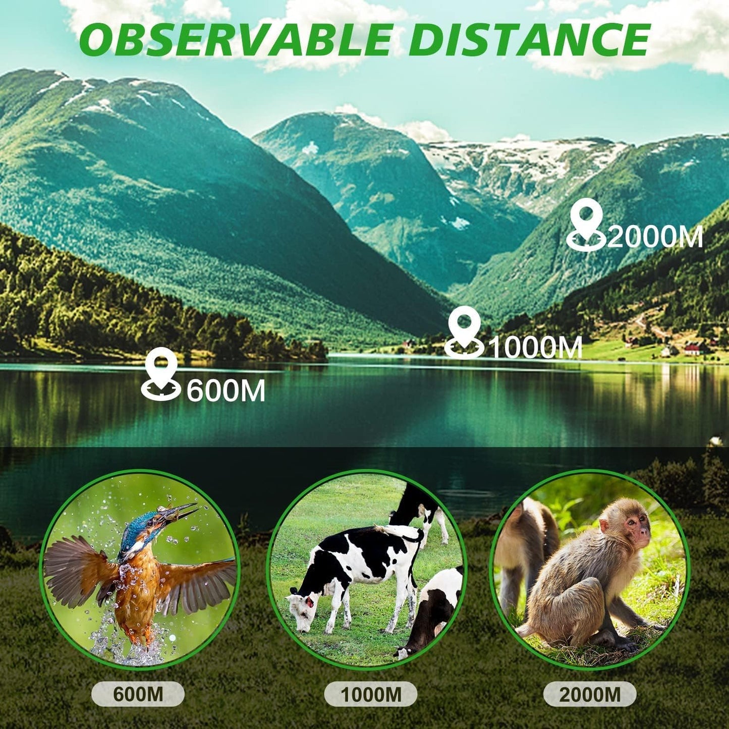 Sihea 16X52 BAK4 Mini Monocular Telescope High Powered for Adults, Birthday Gifts for Men Dad Him Husband Teen Boys