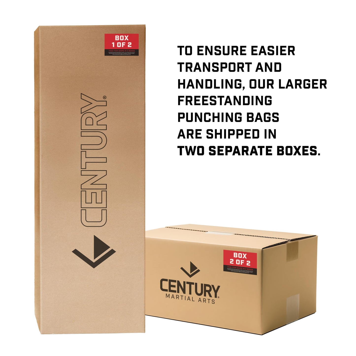 Century Wavemaster XXL Freestanding Punching Bag with Base for Boxing, Kickboxing, and Martial Arts Training, Black