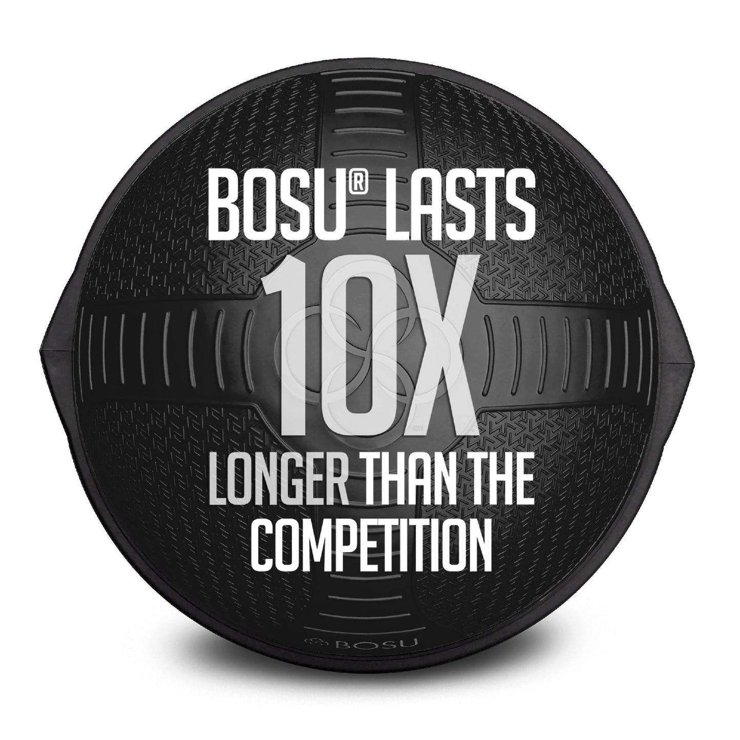 BOSU Nexgen Balance Trainer, Half-Ball Training Equipment, 65 cm Diameter, 300 lb Capacity - Burst-Resistant Stability Exercise Tool w/ Non-Slip Base, Includes Hand Pump, Commercial-Grade