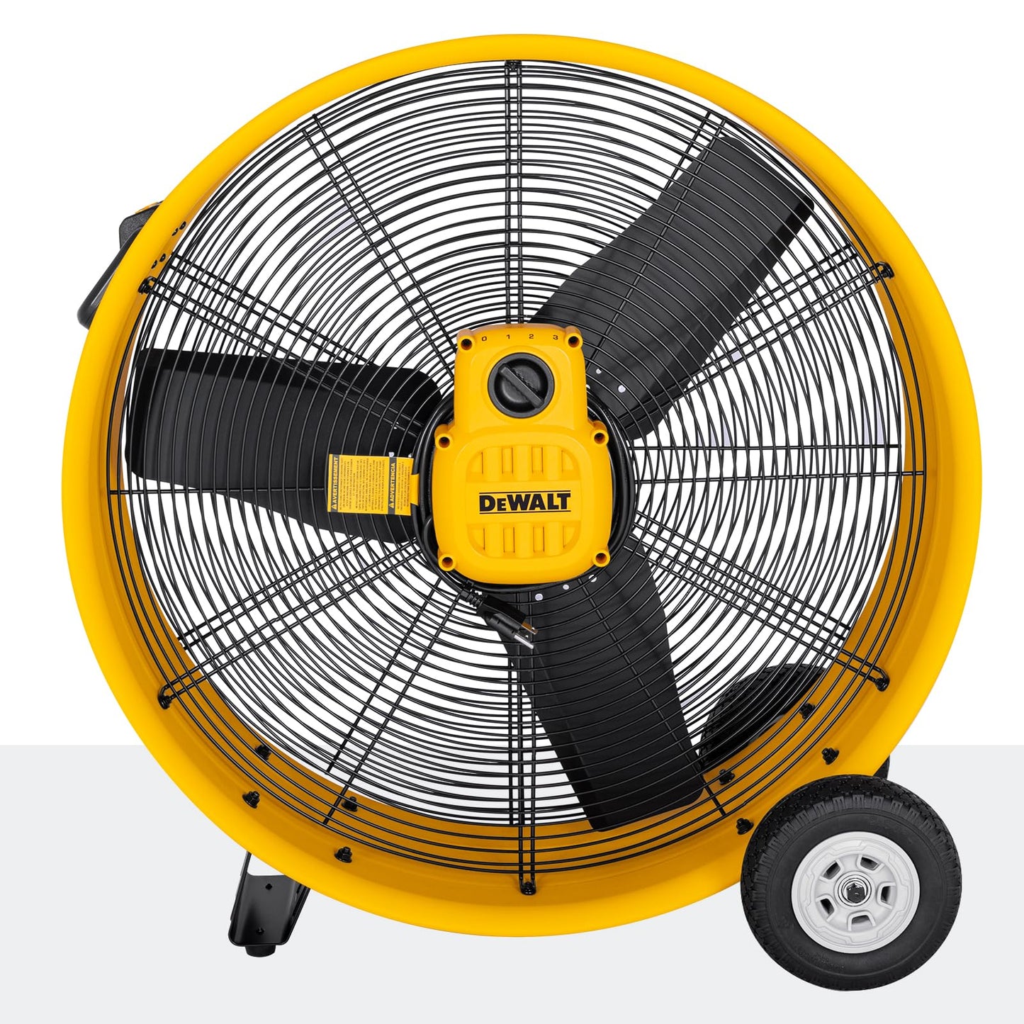 DEWALT DXF3080 High-Velocity 30" Industrial Drum Fan, 8000CFM, Floor, Barn, Warehouse Fan, Heavy Duty Metal Industrial