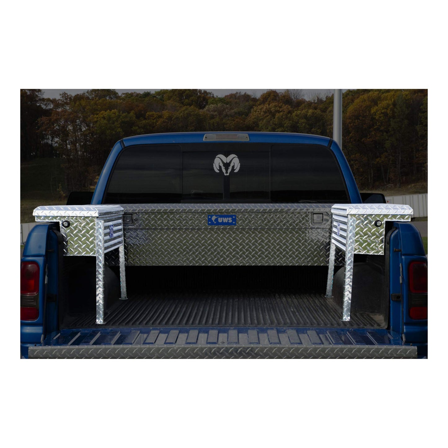 UWS EC30201 48-Inch Heavy-Wall Aluminum Truck Side Tool Box with Low Profile, RigidCore Lid