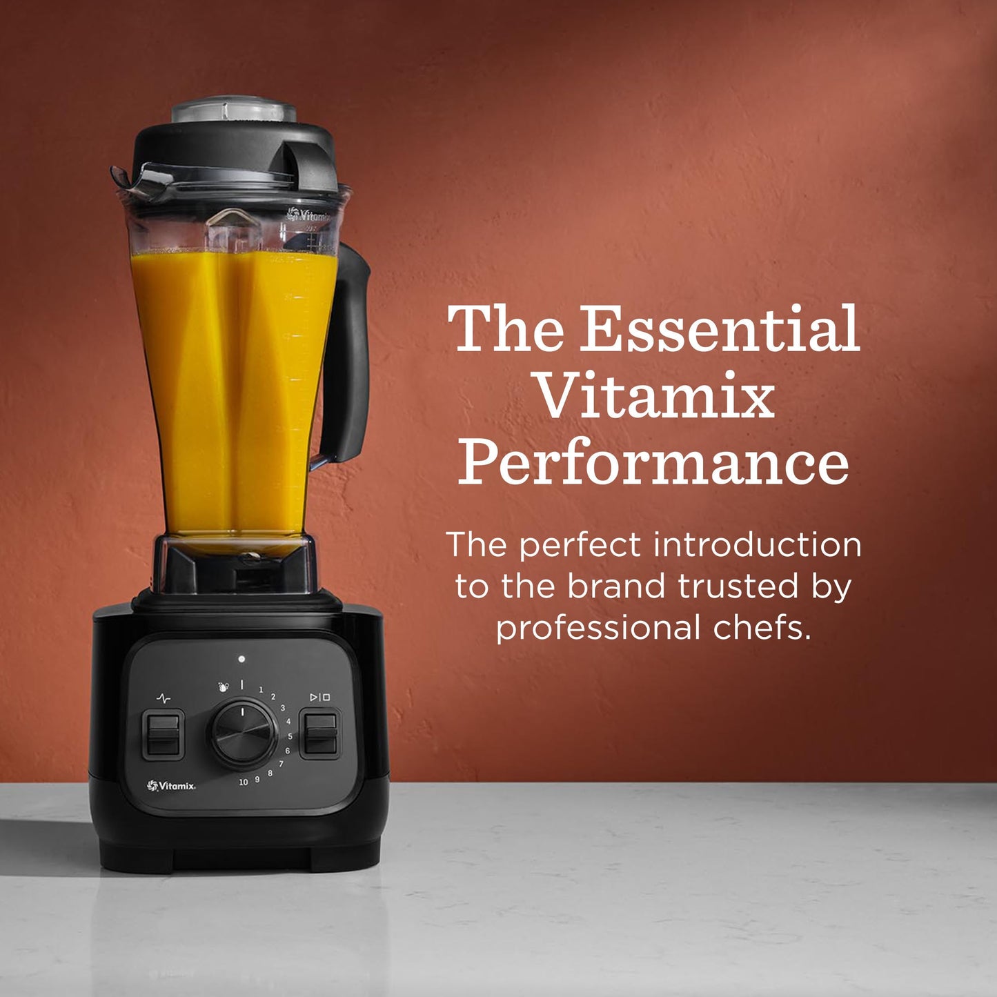 Vitamix VX1 Blender, Professional-Grade Kitchen Blender for Smoothies, Soups, Juices and More, 10-Speeds, Stainless Steel Blades, Self-Cleaning Kitchen Appliance, 64 Oz Classic Container, Black