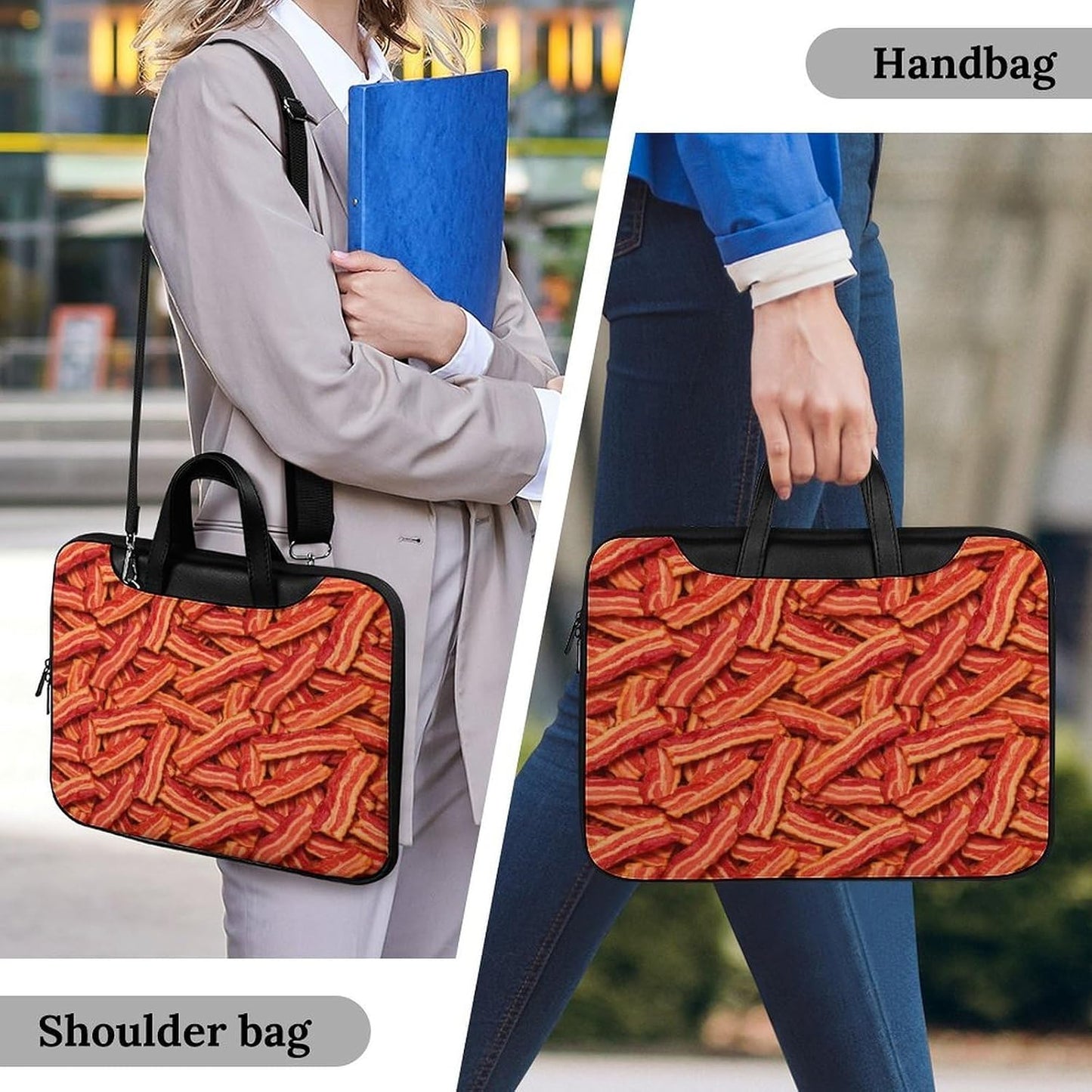 SEBNATAL Fashion Laptop Bags for Adult, Waterproof Computer Bag, Work Shoulder Bag for Business Accessories