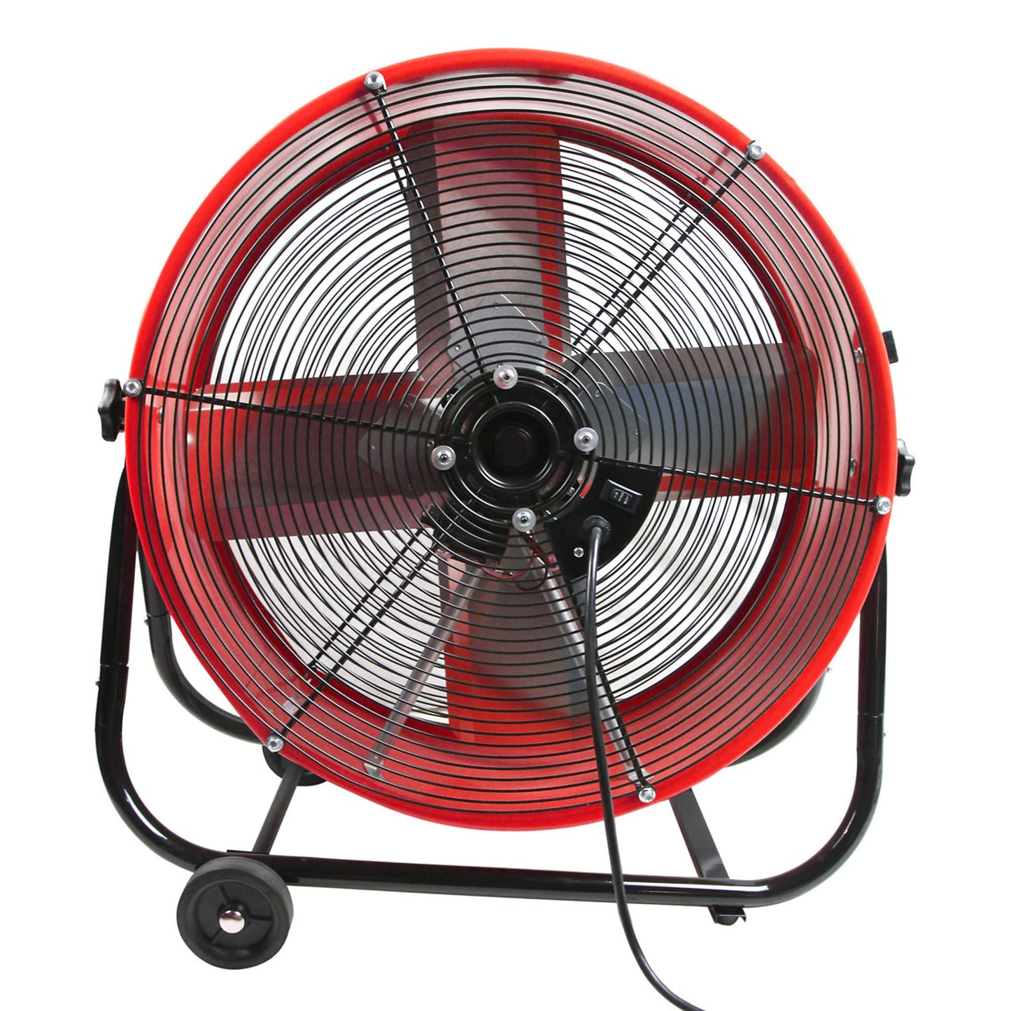 Maxx Air 24" Industrial Fan Heavy Duty - Rugged Drum Fan for Workshop - Powerful Shop Fans Heavy Duty for Industrial Use - Large Cooling Solution for Factories and Warehouses