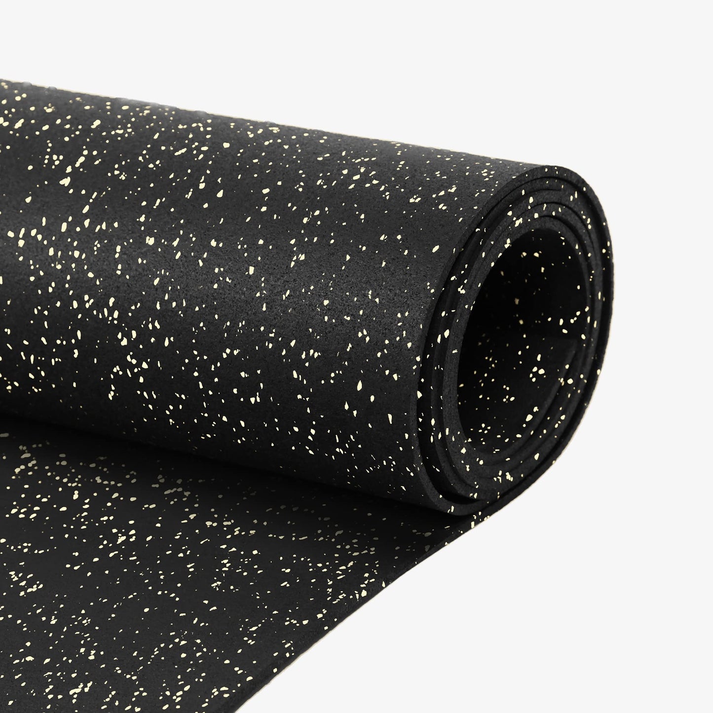 Flooring Inc 1/4" Tough Rubber Flooring Roll | Flexible Recycled Rubber Mats for Home Gym, Sheds, Horse Stall or Trailer | Heavy Duty Rubber Mat - 4'x10' - Tan