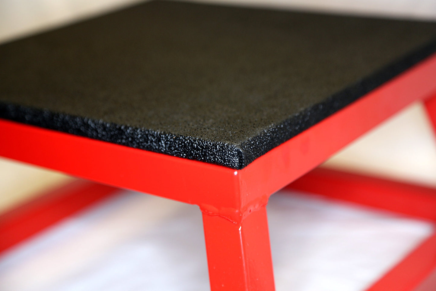 JFIT Plyometric Jump Box - 6", Red/Black