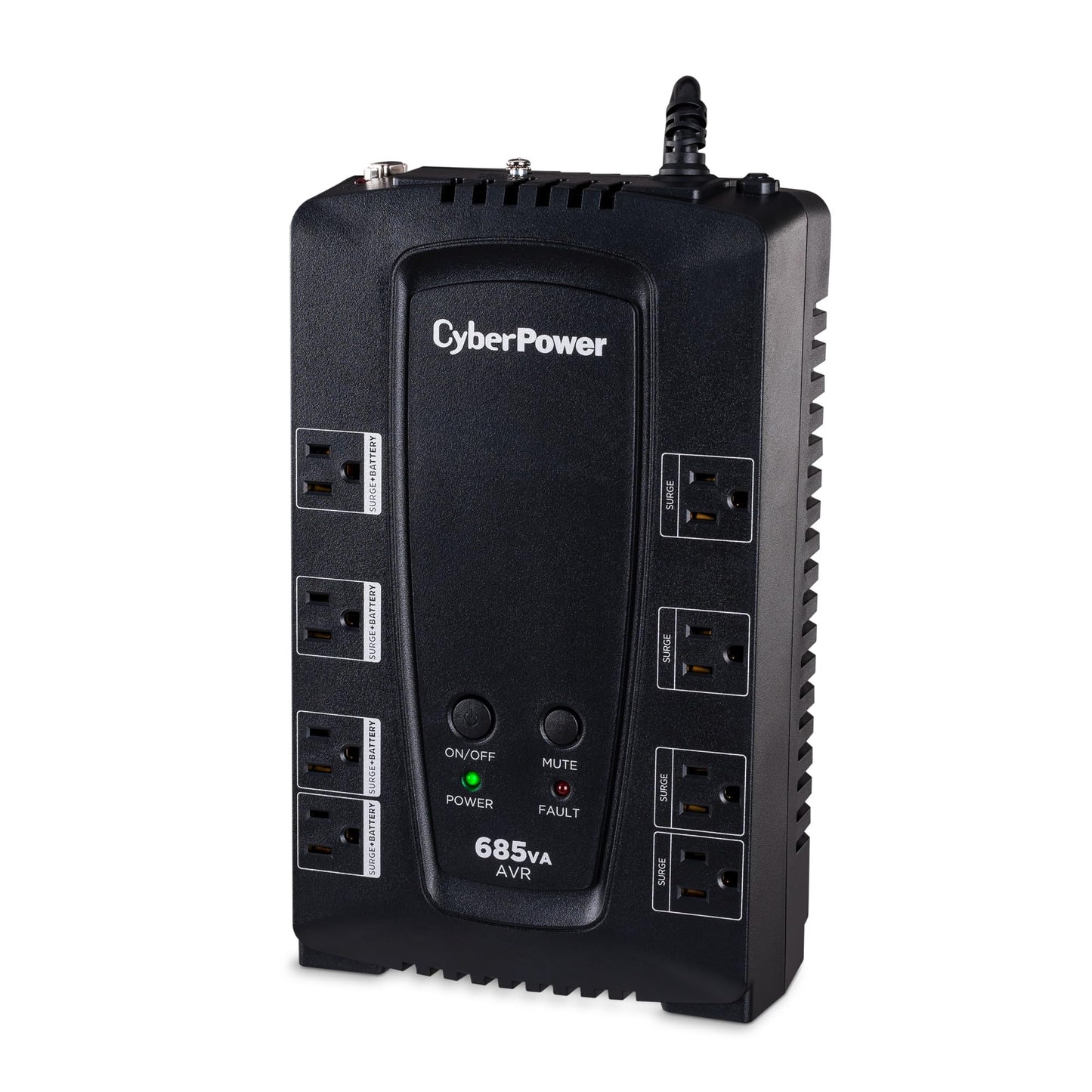 CyberPower CP685AVRG AVR UPS Battery Backup and Surge Protector, 685VA/390W, 8 Outlets, Compact, UL Certified
