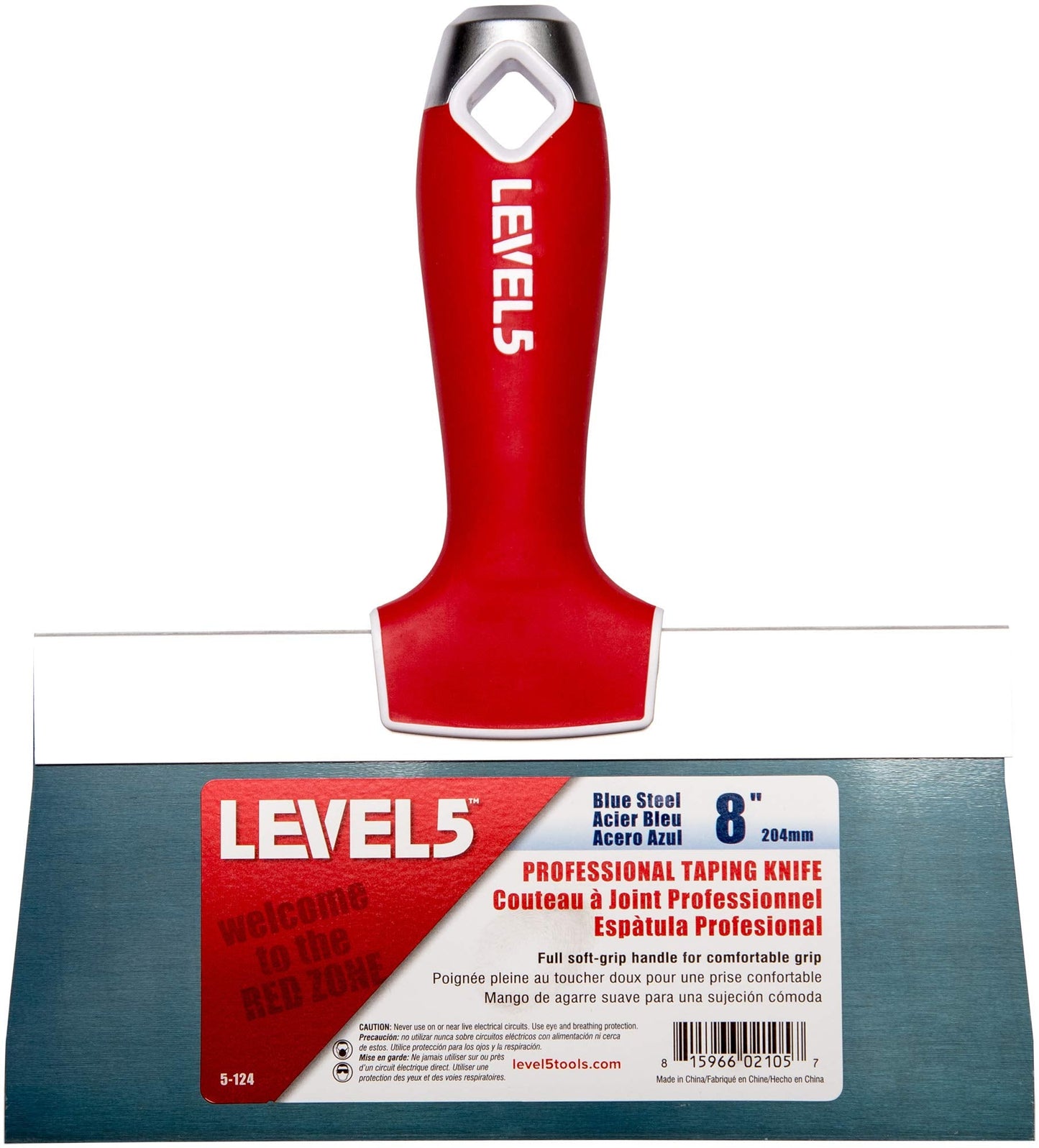 Taping Knife Set, Blue Steel - LEVEL5 | Pro-Grade | Sheetrock Gyprock Drywall Plasterboard | 5-605