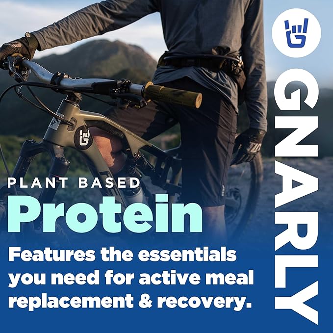 Gnarly Nutrition Vegan Plant Protein ??Chocolate Vegan Protein Powder, NSF Sport Certified ??Meal Replacement, Daily Nutritional Boost ??Lactose Free Powder ??Chocolate, 28.2 oz