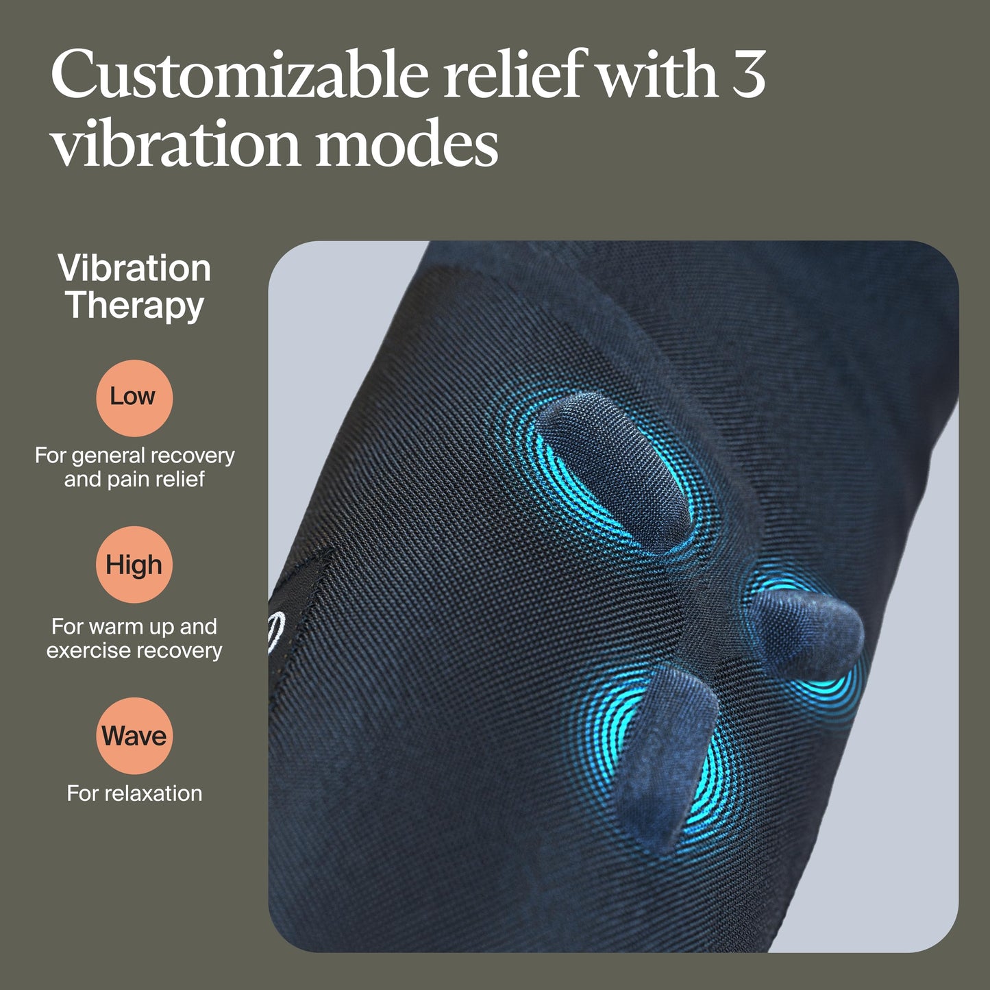 Therabody RecoveryPulse Arm - Compression and Vibration Sleeve for On The Go Relief, Reduce Soreness and Pain in Arms, Increase Flexibility, Circulation and Accelerate Recovery (Large)