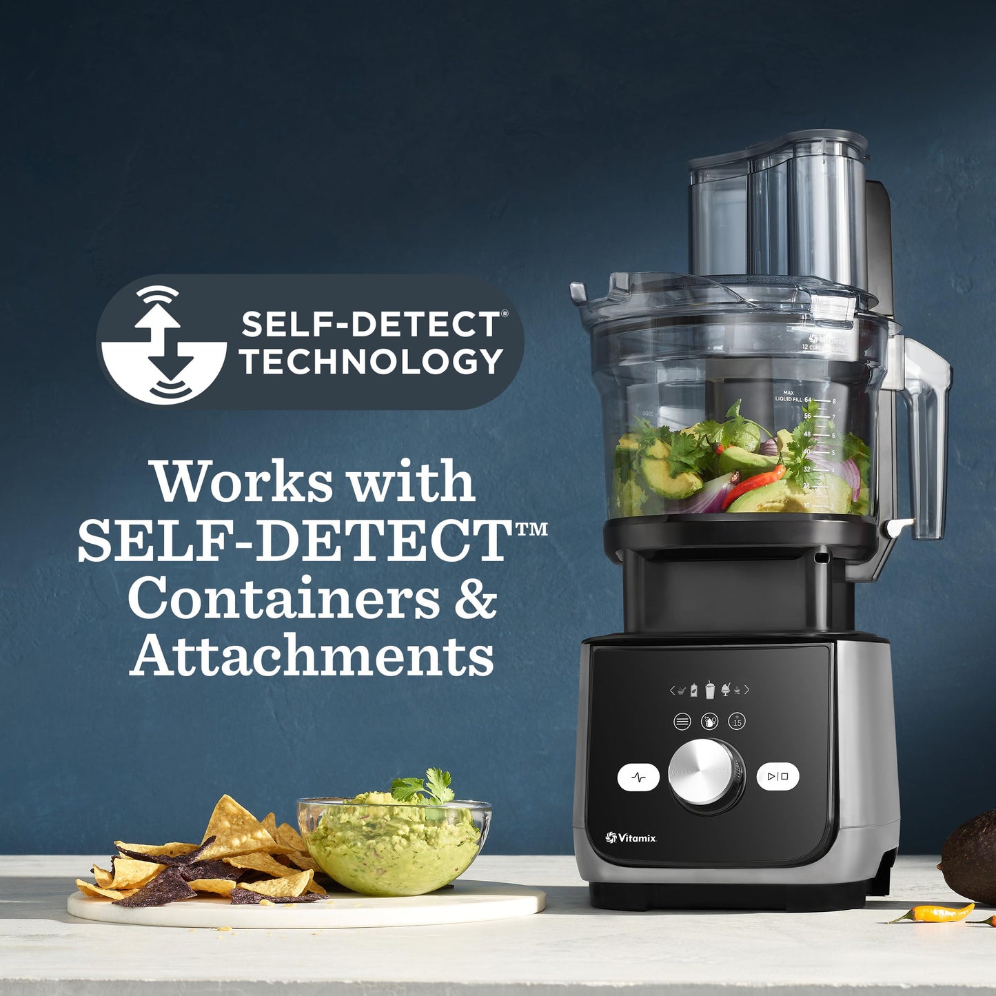 Vitamix Ascent X5 Blender with 10 Blending Programs, Self-Cleaning Program, Professional-Grade Blender for Smoothies, Soups and More, Stainless-Steel Blades, 48 Oz Container, Brushed Stainless