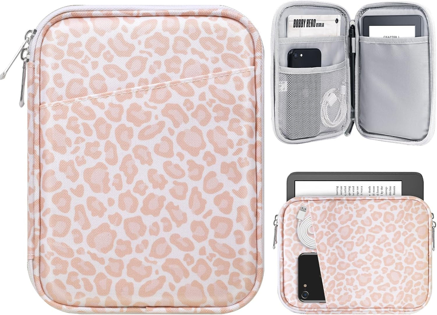 TiMOVO 6-7 Inch Tablet Sleeve for eReader Book Paperwhite/Colorsoft Signature Edition, Protective Sleeve Cover Case