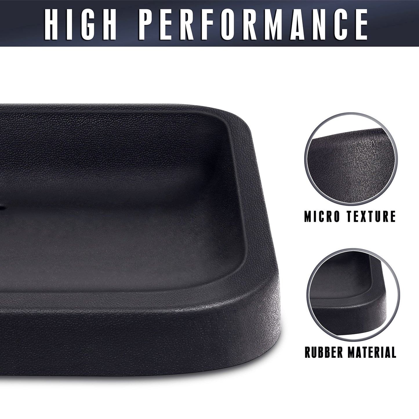 CHAMPKEY Heavy Duty Rubber Golf Ball Tray with 16 Foam Golf Balls | Excellent Durability and Stability for Indoor and Outdoor Training